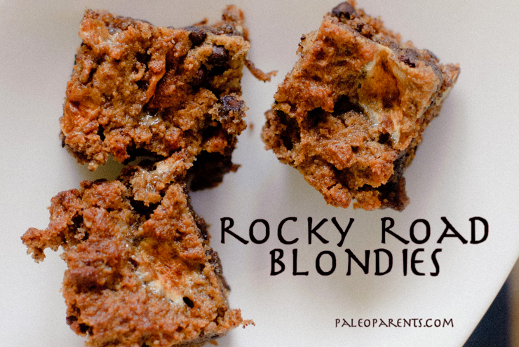 Rocky Road Blondies by PaleoParents